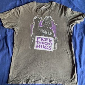 Darth Vader "Free Throat Hugs" tee
